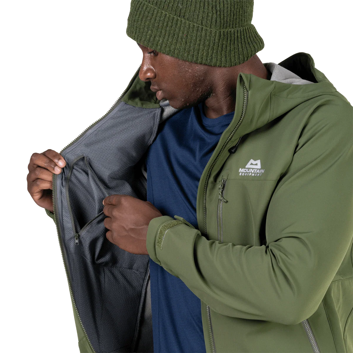 Mountain Equipment Vulcan Men's Jacket in Buckthorn - Centre Front Zip