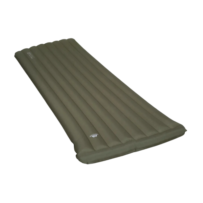 Mountain Equipment Aerostat Down 7.0 Ultra Mat Wide Regular (R5.0) Outdoor Action- Slanted Full Length