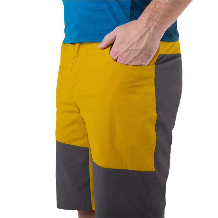 Mountain Equipment Anvil Men's Short Outdoor Action Acid/Anvil Grey- Hand Pocket