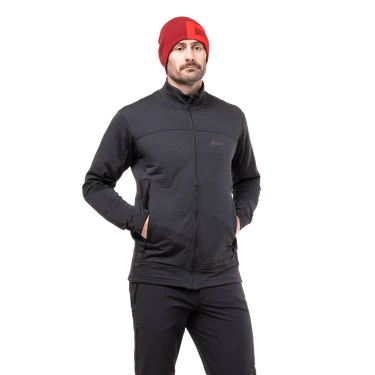 Mountain Equipment Apiro Men's Jacket Outdoor Action Black- 2 zipped hand warmer pockets