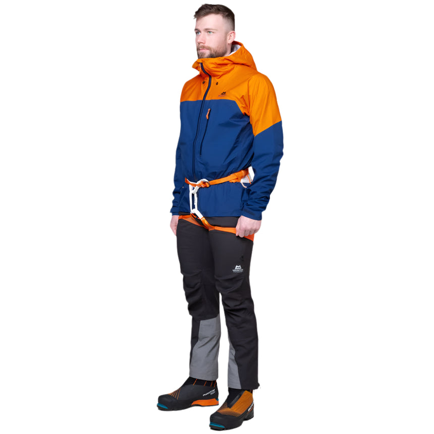 Mountain Equipment Atmo Men's Jacket Outdoor Action Admiral/Ember- Fit with Harness