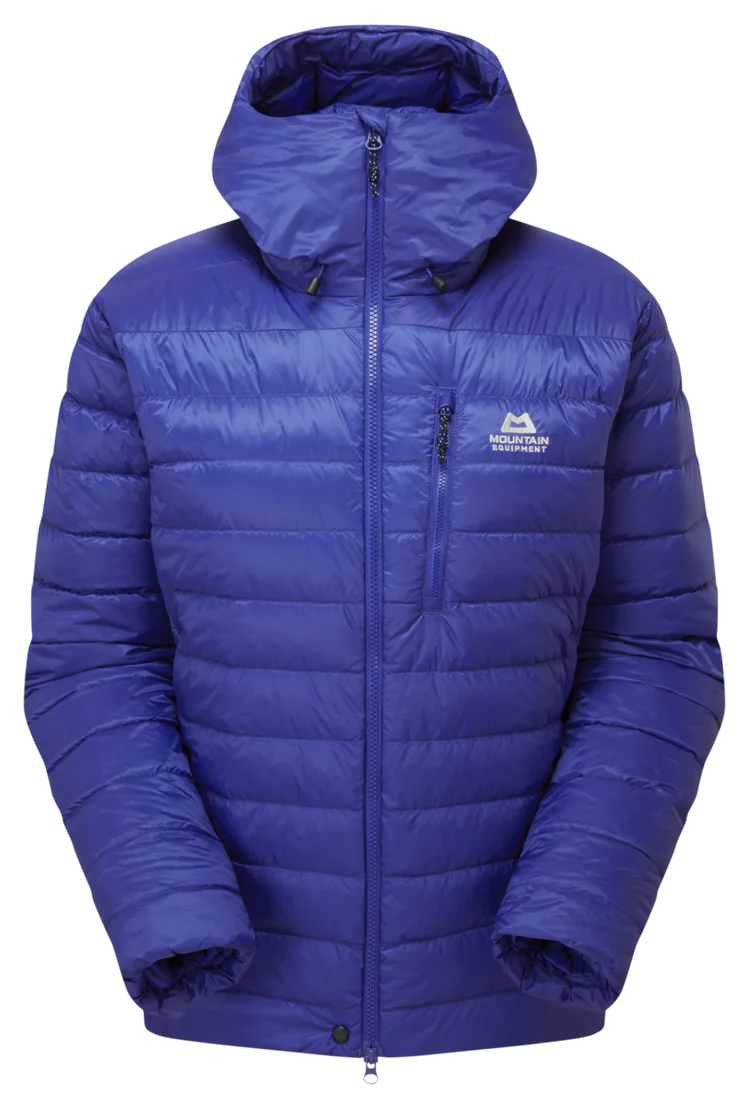 Mountain Equipment Baltoro Women's Jacket Outdoor Action Clematis- Front