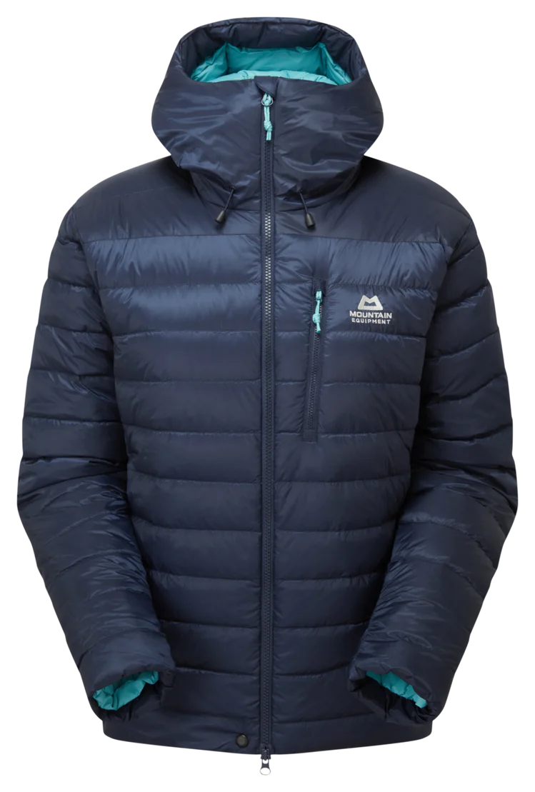 Mountain Equipment Baltoro Women's Jacket Outdoor Action Cosmos- Front