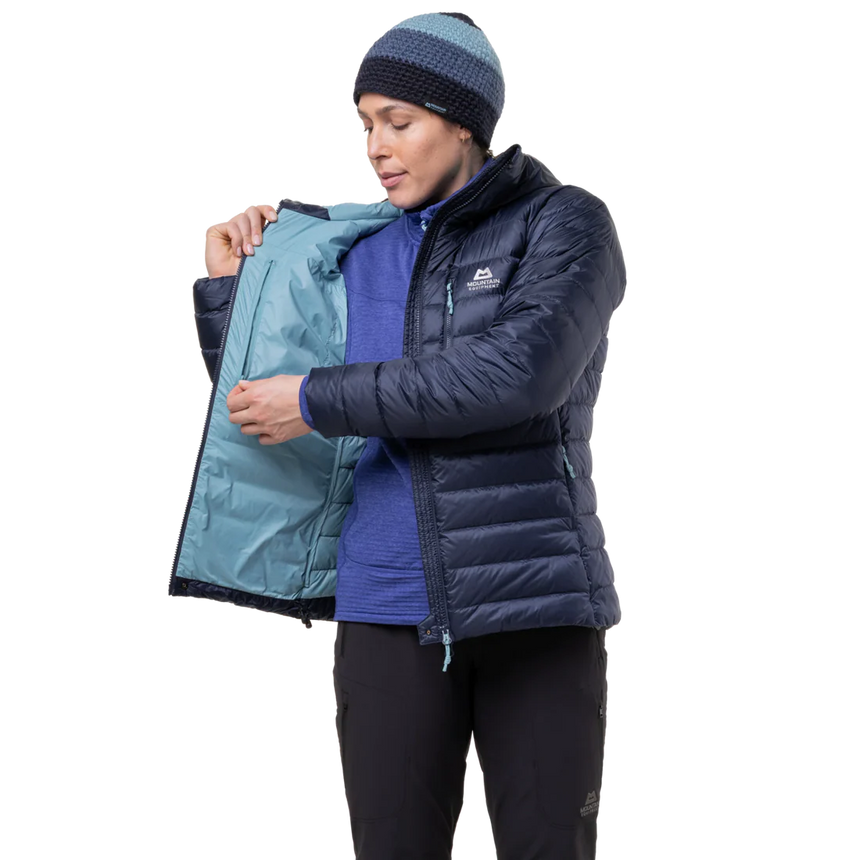 Mountain Equipment Baltoro Women's Jacket Outdoor Action Cosmos- Single Inner Security Pocket