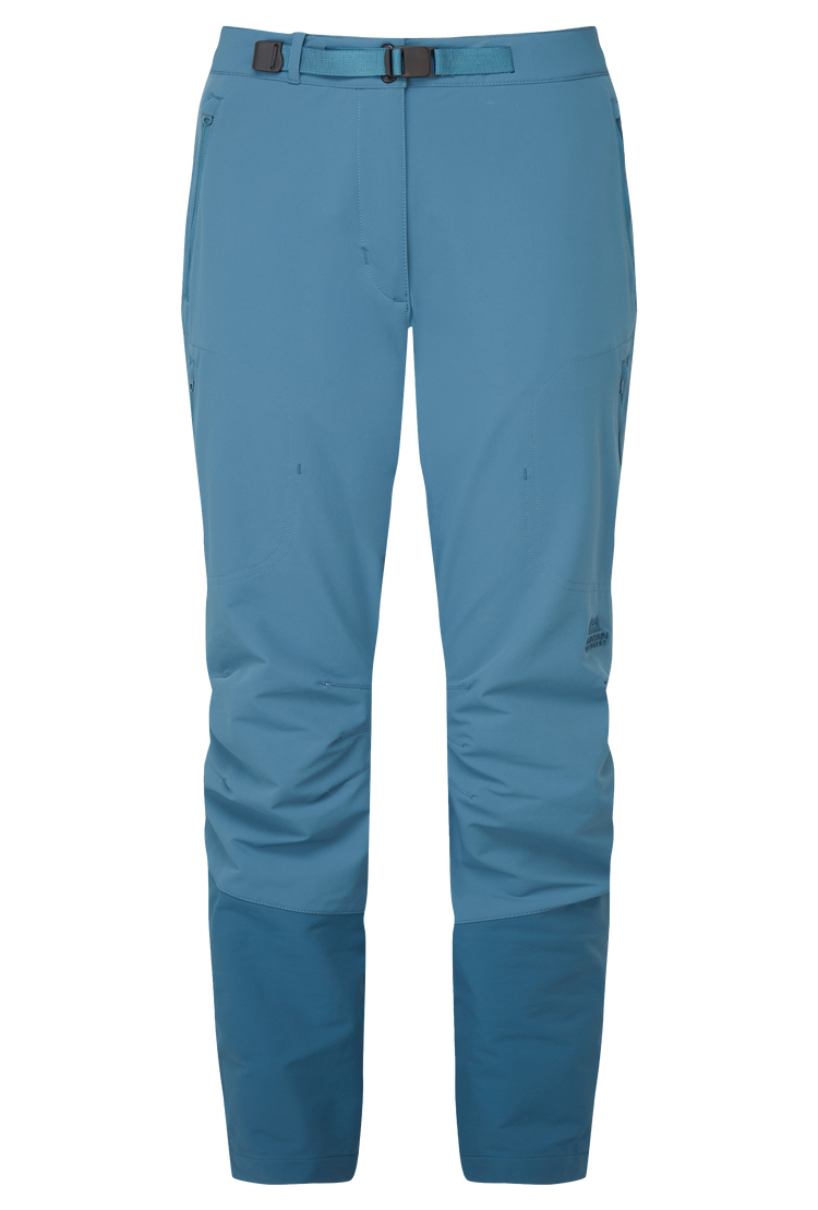 Mountain Equipment Chamois Women's Pant (AC) Outdoor Action IndianTeal/Maj- Front