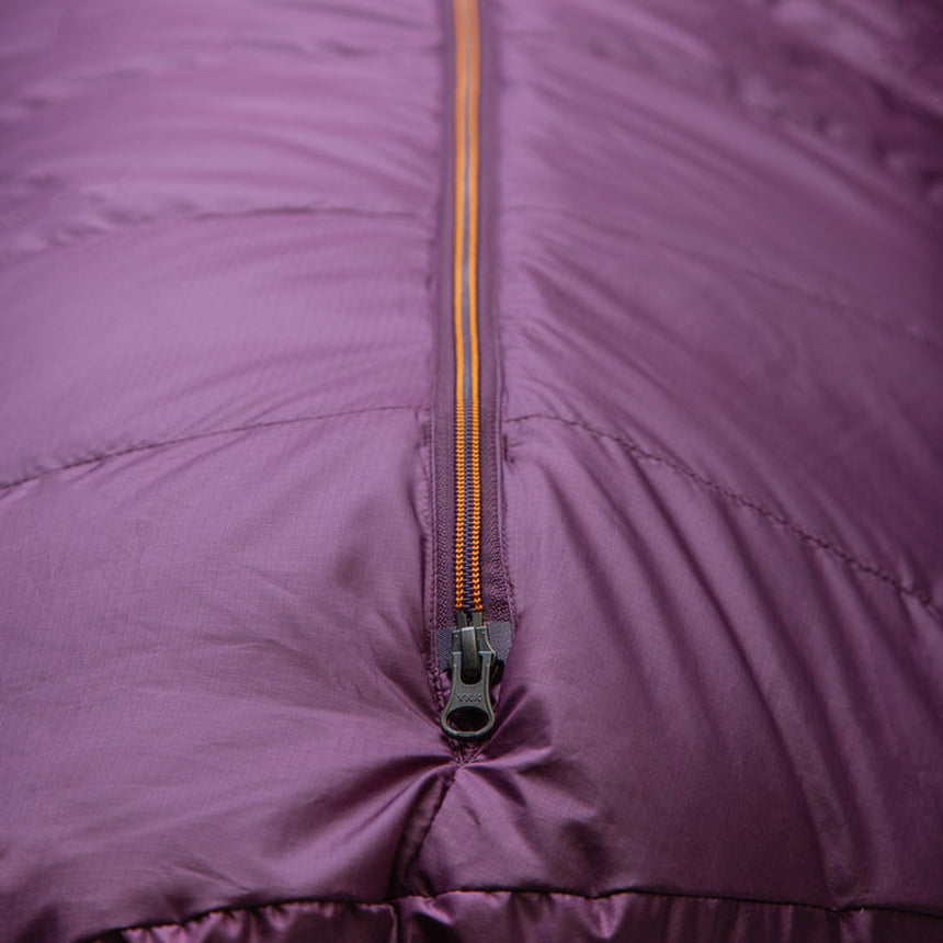 Mountain Equipment Classic Eco 750 Women's Sleeping Bag (-14°C/7°F) Raisin - Zip