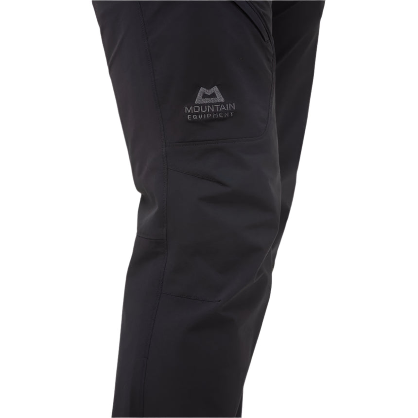 Mountain Equipment Comici Men's Pant Outdoor Action Black/Black- Brand Logo on Thigh
