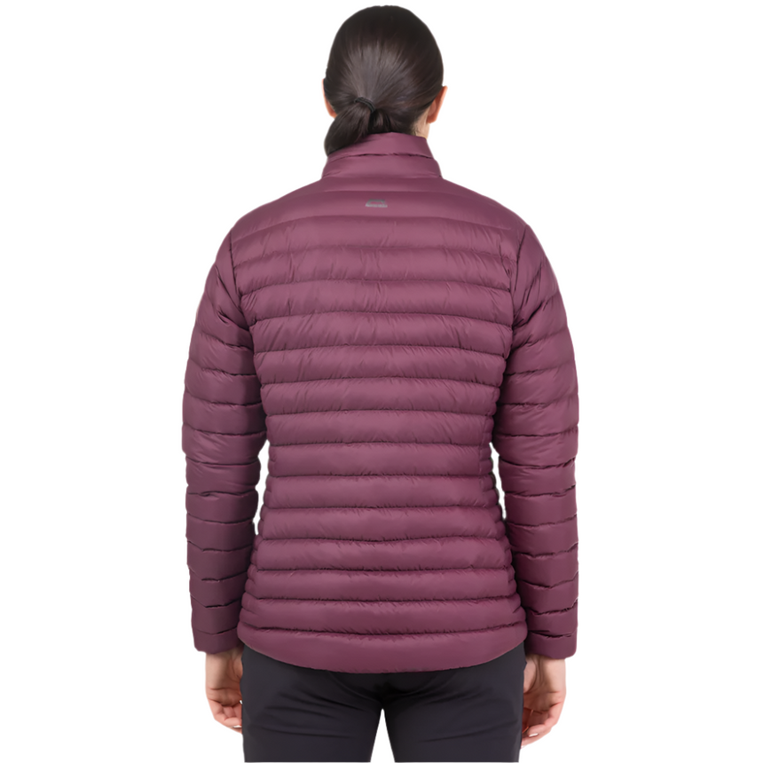 Mountain Equipment Earthrise Women's Jacket Outdoor Action Raisin- Back Fit