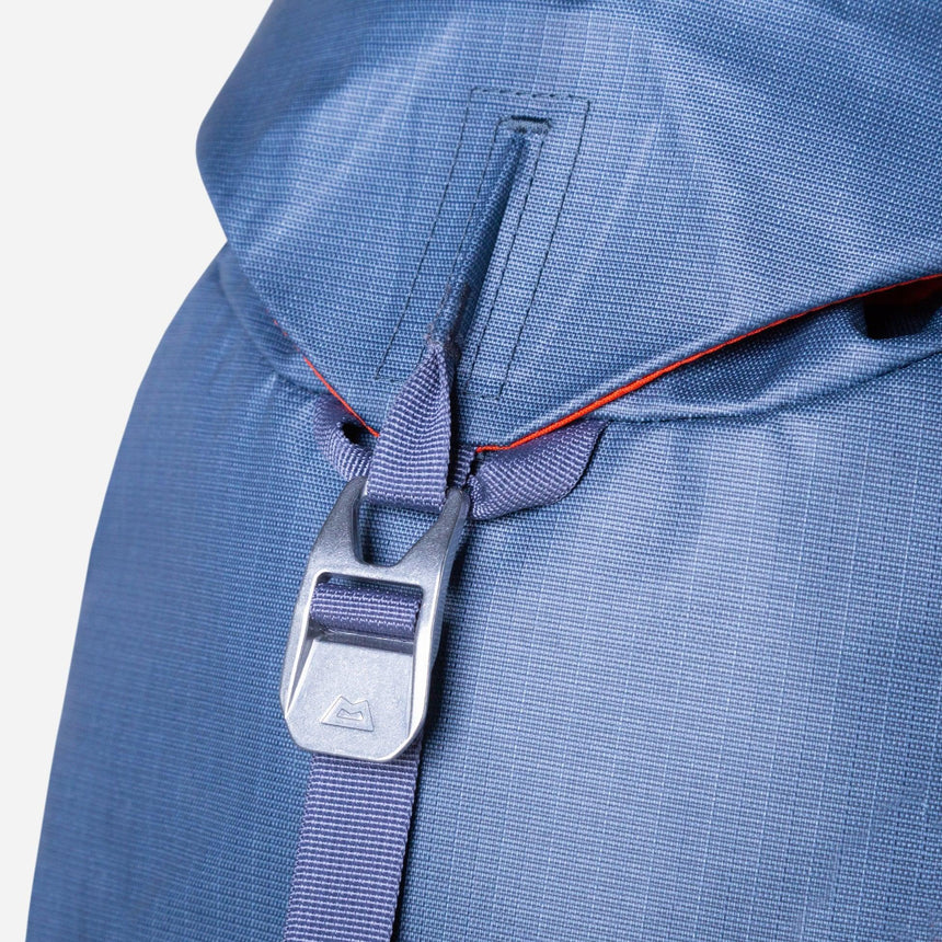 Mountain Equipment Fang 35+ Backpack Outdoor Action Alaskan Blue- Grappler Hook