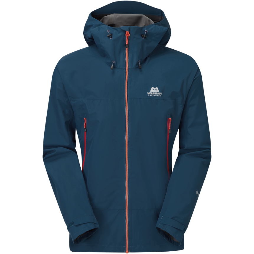 Mountain Equipment Garwhal GORE-TEX Men's Jacket Outdoor Action Majlica Blue- Front