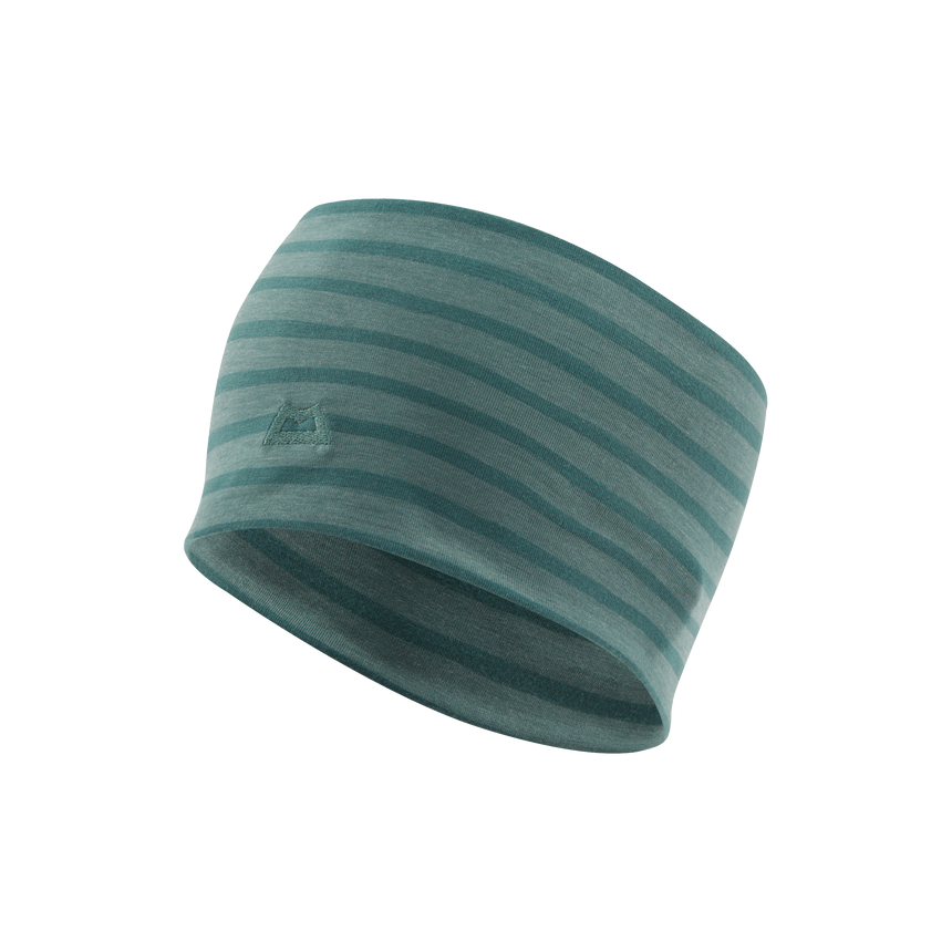 Mountain Equipment Groundup Men's Tee Outdoor Action Fern stripe- Front