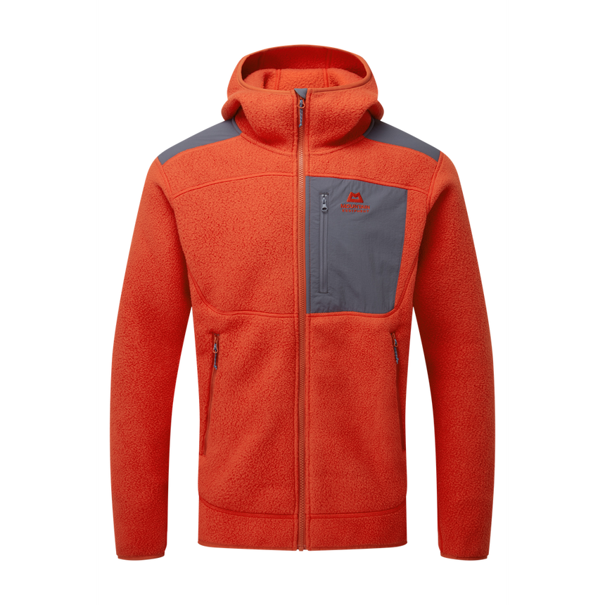 Mountain Equipment Highpile Hooded Men's Jacket Outdoor Action RedRock/Ombre- Front