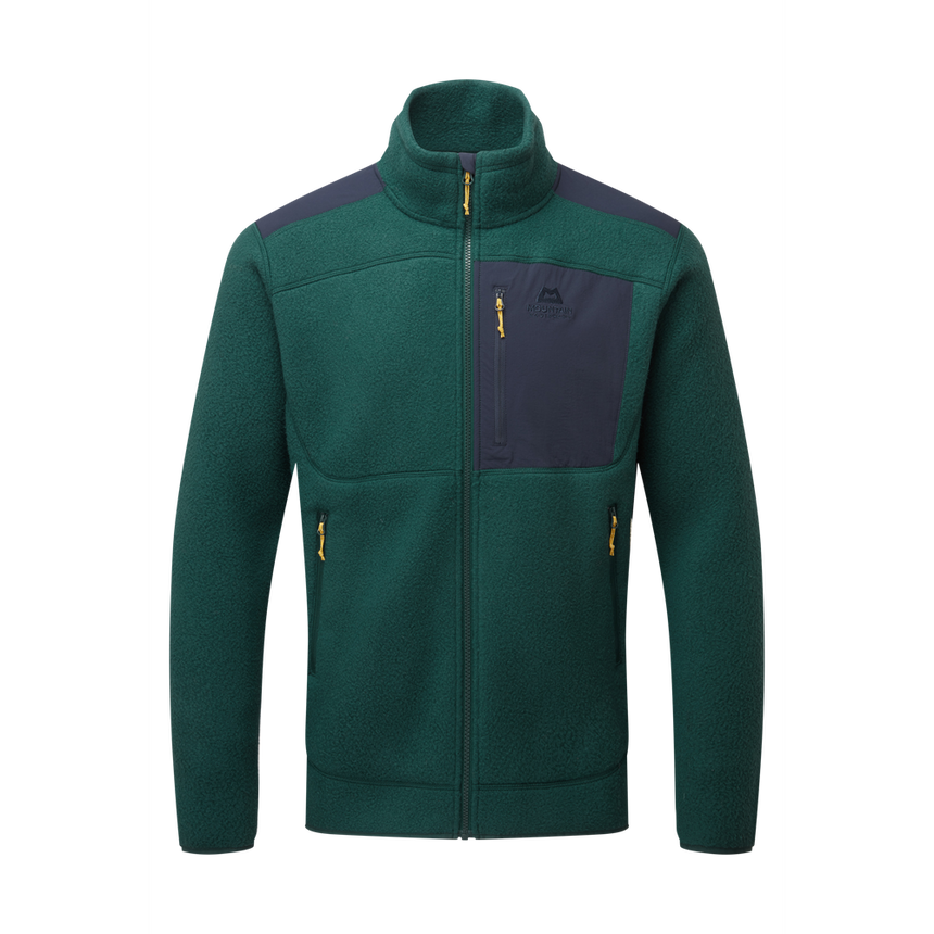 Mountain Equipment Highpile Men's Jacket Outdoor Action Anvil Pine/Cosmos- Front