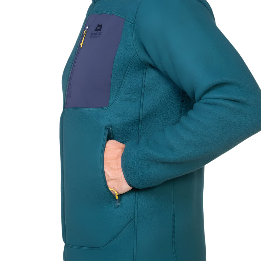Mountain Equipment Highpile Men's Jacket Outdoor Action Pine/Cosmos- Hand Pocket