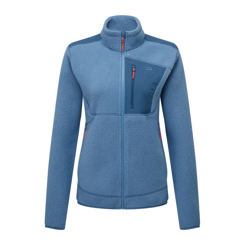 Mountain Equipment Highpile Women's Jacket Outdoor Action Stellar/Majolica- Front