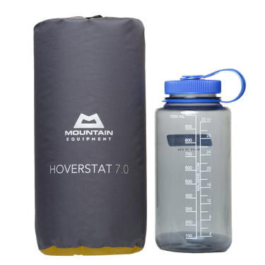 Mountain Equipment Hoverstat Synthetic 7.0 Sleeping Mat (R3.5) Acid/Anvil Grey- stuff sack