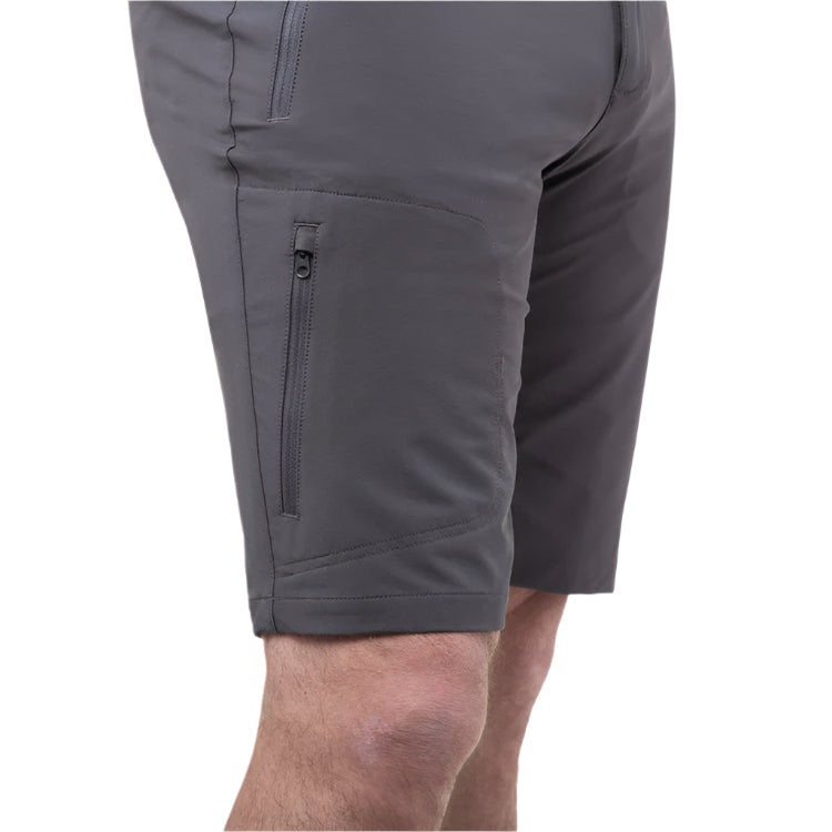 Mountain Equipment Ibex Mountain Men’s Short Outdoor Action Anvil Grey - Thigh venting pocket