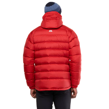 Mountain Equipment Lightline Men's Jacket Outdoor Action Chili Red- Back fit on Model