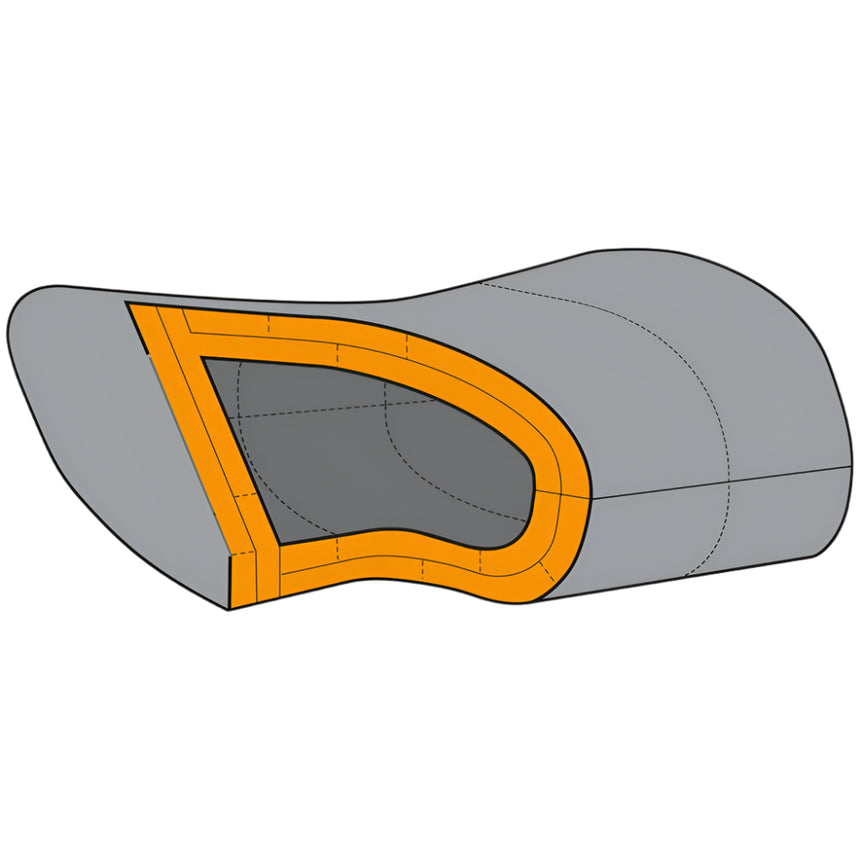 Mountain Equipment Lunar II Sleeping Bag (-2°C/28°F) Outdoor Action Denim Blue- Foot box