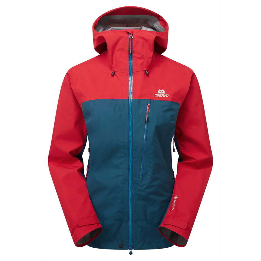 Mountain Equipment Makalu GORE-TEX Women's Jacket Outdoor Action Majolica/Capsicum- Front