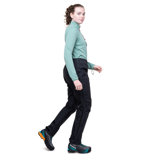 Mountain Equipment Makalu GORE-TEX Women's Pant Outdoor Action Black- Side Fit