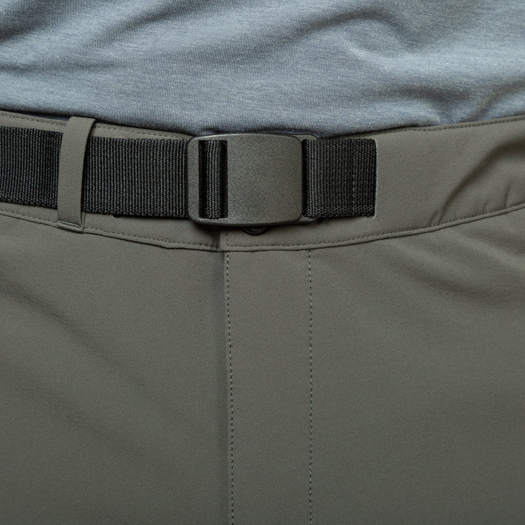 Mountain Equipment Mission Men's Pant Outdoor Action Graphite/Black- Low-profile belt