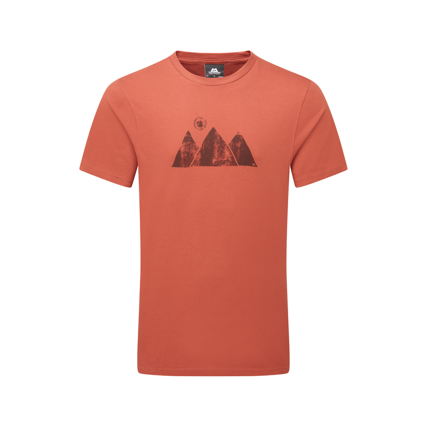 Mountain Equipment Mountain Sun Men's Tee Outdoor Action Etruscan Red- Front