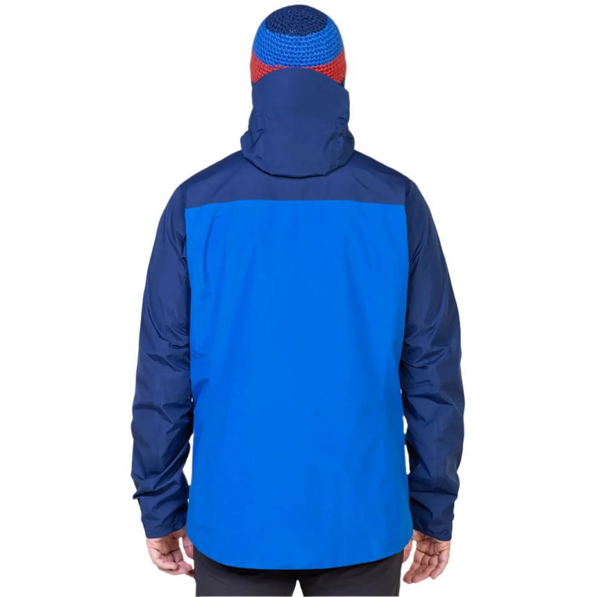 Mountain Equipment Nanda Devi GORE-TEX Men's Jacket Outdoor Action Lapis Blue/Medieval- Back Fit