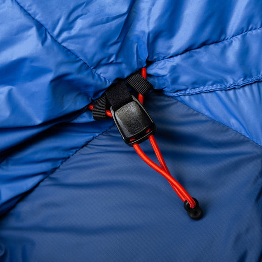 Mountain Equipment Olympus 300 Sleeping Bag Outdoor Action Admiral Blue- Cordlock