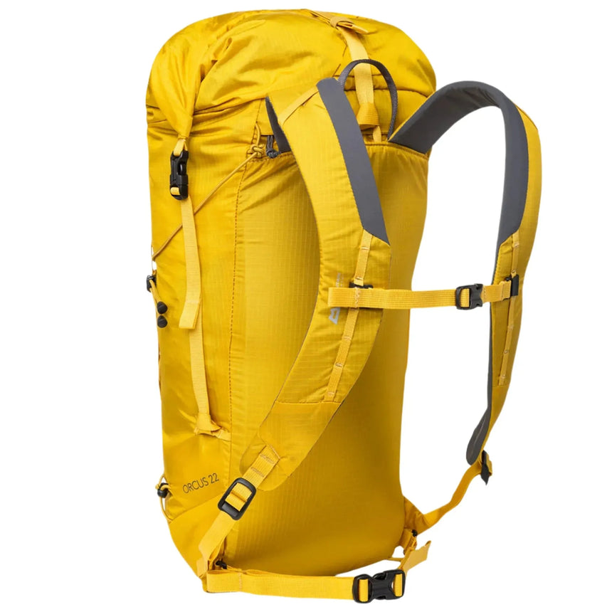 Mountain Equipment Orcus 22+ Backpack Outdoor Action Sulphur- Back