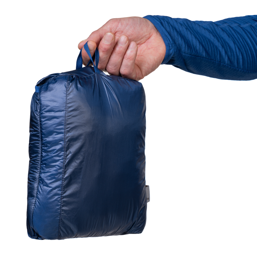 Mountain Equipment Oreus Men's Vest Outdoor Action Admiral Blue- Protective Plastic Bag