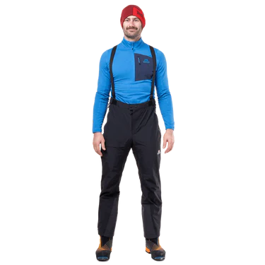 Mountain Equipment Orion Men's Pant Outdoor Action Black- Front Fit on Model