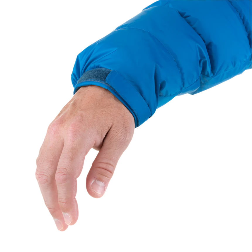 Mountain Equipment Paiyu Men's Jacket Outdoor Action Admiral/Atlantic- Cuff