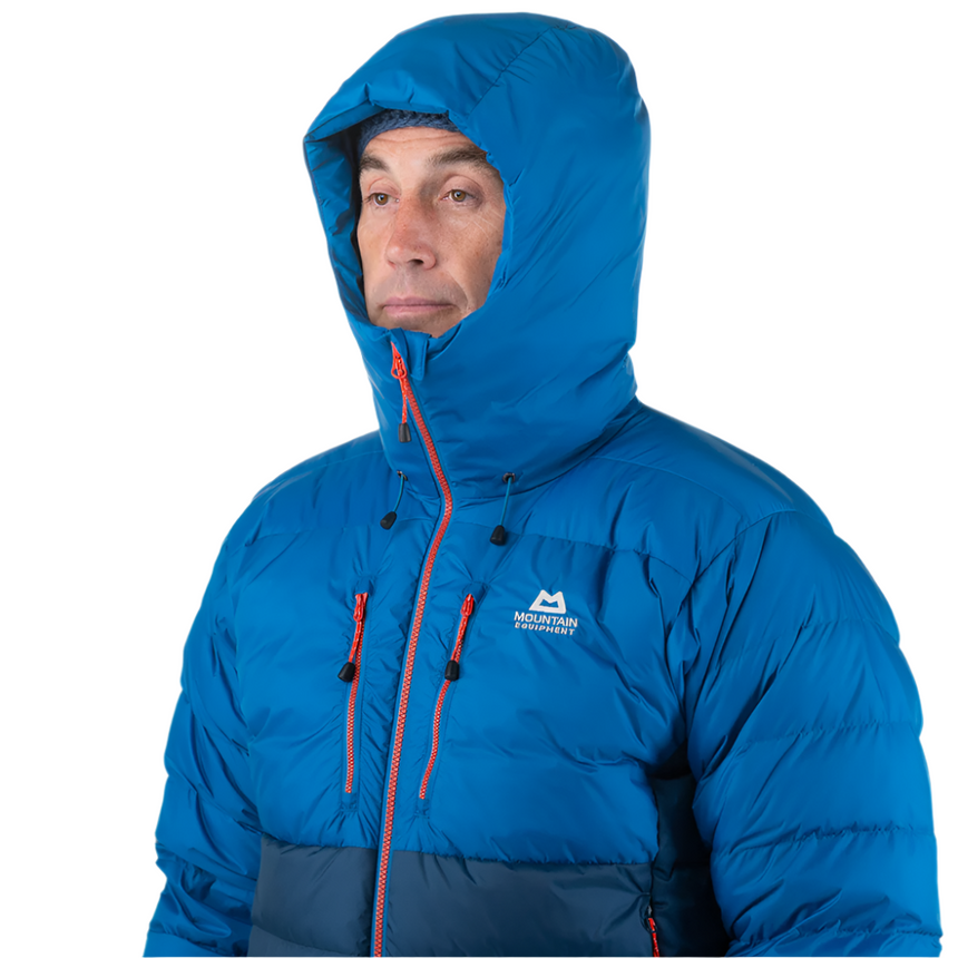 Mountain Equipment Paiyu Men's Jacket Outdoor Action Admiral/Atlantic- Hood