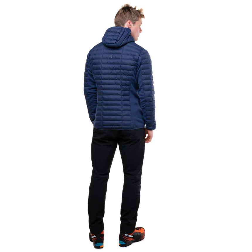 Mountain Equipment Particle Hooded Men's Jacket Outdoor Action Cosmos- Back Fit