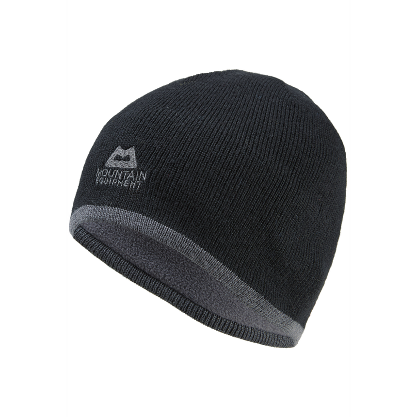 Mountain Equipment Plain Knitted Beanie Outdoor Action Black/Shadow- Front