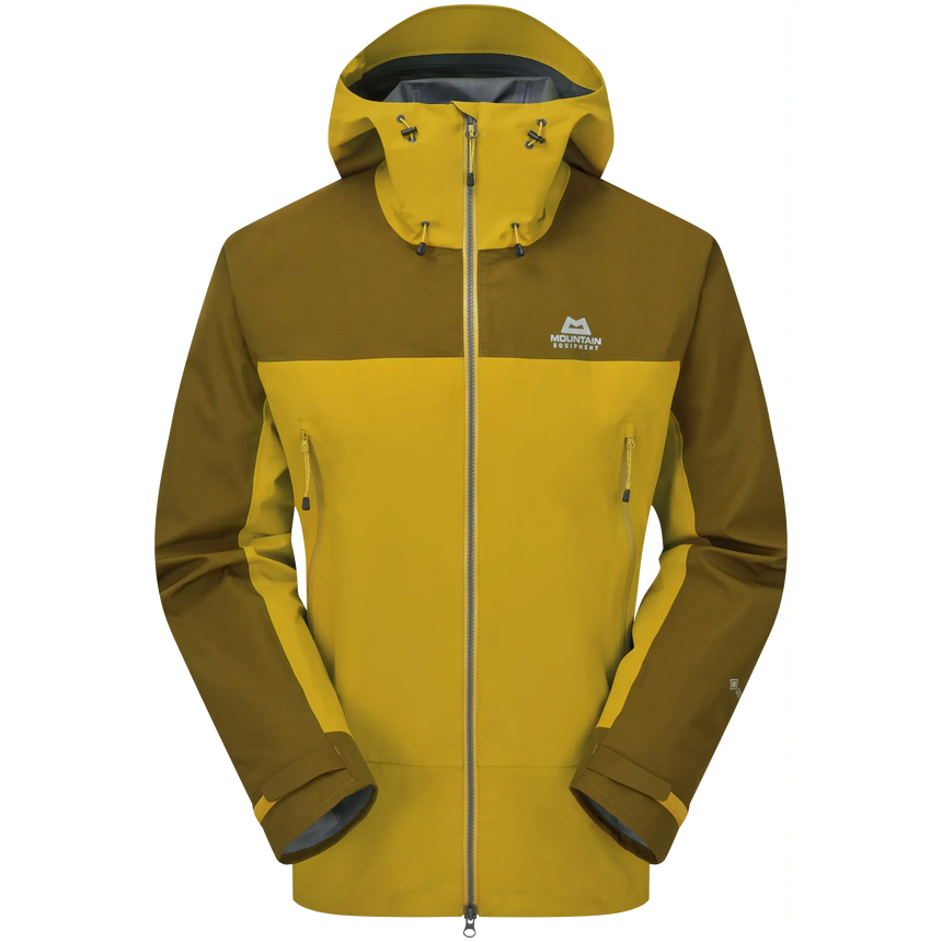 Mountain Equipment Saltoro GORE-TEX Men's Jacket CLEARANCE Acid/Fir Green- Front
