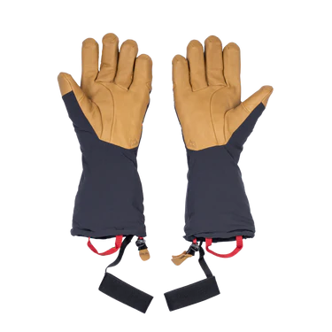 Mountain Equipment Serac Gauntlet Outdoor Action Black/Tan- Palm