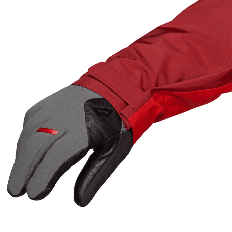 Mountain Equipment Shigri GORE-TEX Men’s Jacket Chili Red/Merlot- Adjustable & Bonded Cuffs