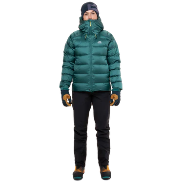 Mountain Equipment Sigma Women's Jacket Outdoor Action Deep Teal- Front Fit on Model