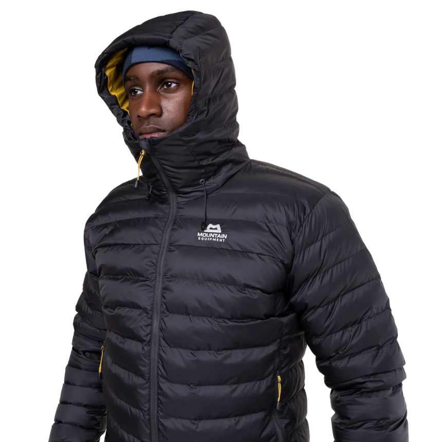 Mountain Equipment Superflux Men's Jacket Outdoor Action Obsidian- Hood