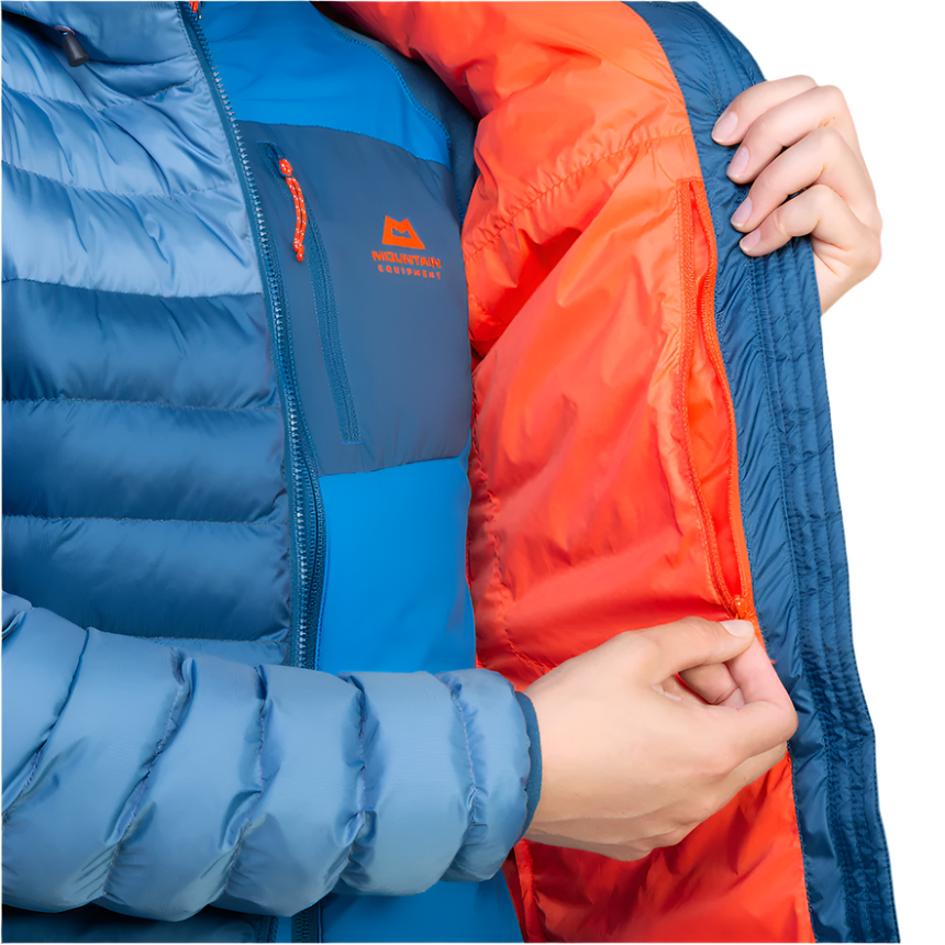 Mountain Equipment Superflux Women's Jacket Outdoor Action Majolica/Stellar- Inner Zipped Pocket