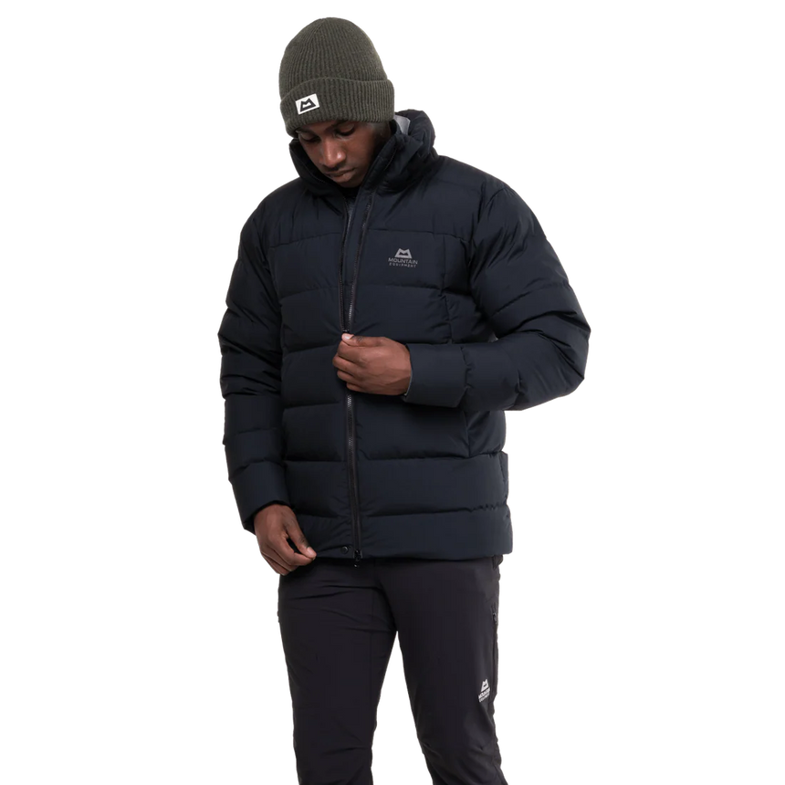 Mountain Equipment Tromso Men's Jacket Outdoor Action Black- Centre Front Zip