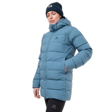 Mountain Equipment Tromso Women's Parka Outdoor Action Stellar Blue- Hand Warmer Pocket