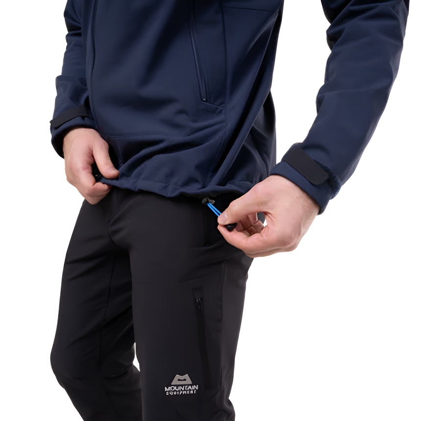 Mountain Equipment Vulcan Men's Jacket Outdoor Action Cosmos- Hem Drawcord