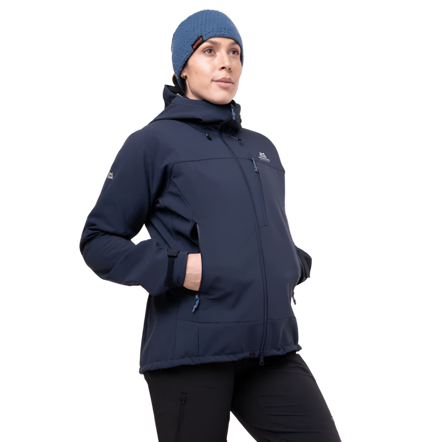 Mountain Equipment Vulcan Women's Jacket Outdoor Action Cosmos- Hand Pocket