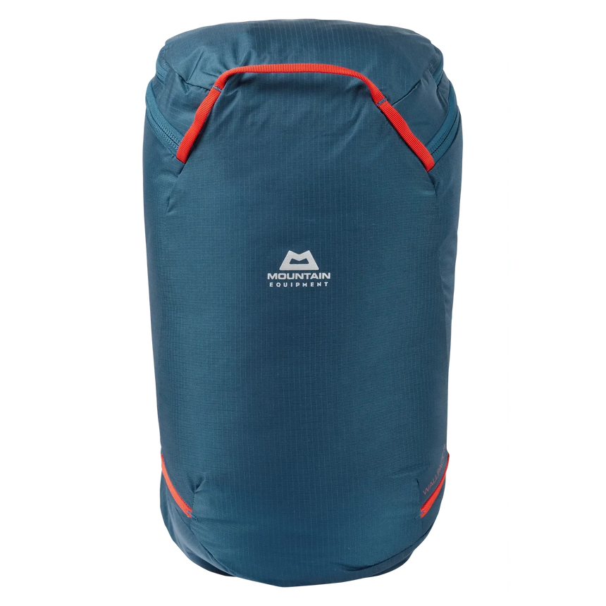Mountain Equipment Wallpack 16 Backpack Outdoor Action Alto Blue- Full Front
