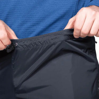 Mountain Equipment Zeno FZ Men's Pant Outdoor Action Black- Elasticated Waistband