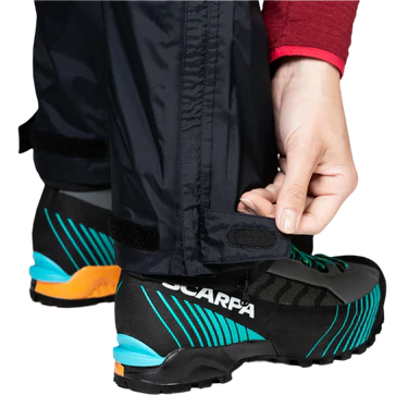 Mountain Equipment Zeno FZ Women's Pant Outdoor Action Black- Adjustable hem