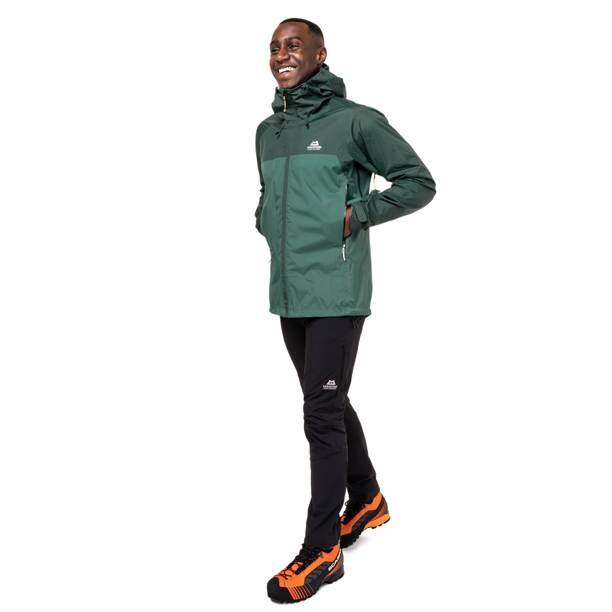 Mountain Equipment Zeno Men's Jacket Outdoor Action Fern/Pine- Hand Pockets